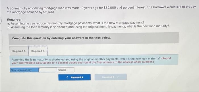 solved-a-30-year-fully-amortizing-mortgage-loan-was-made-10-chegg