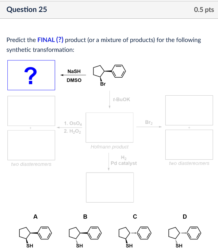 Solved Predict The FINAL (?) ﻿product (or A Mixture Of | Chegg.com