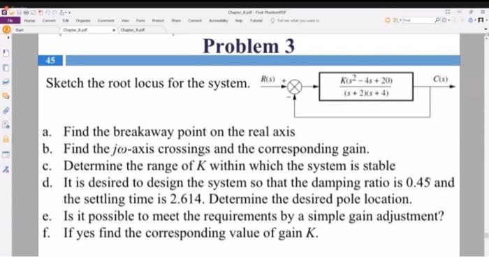 Solved Problem 3 45 Sketch the root locus for the system. | Chegg.com