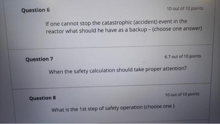 Solved Question 6 10 out of 10 points If one cannot stop the | Chegg.com