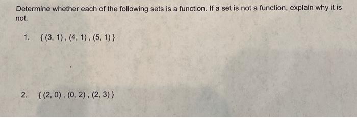 Solved Determine whether each of the following sets is a | Chegg.com