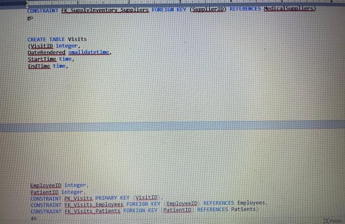 Create a new database and execute the code below in | Chegg.com