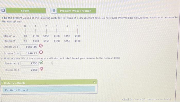 Solved Find The Present Values Of The Following Cosh Flow Chegg Com