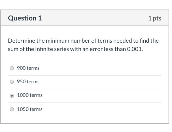 Solved Question 1 1 pts Determine the minimum number of | Chegg.com