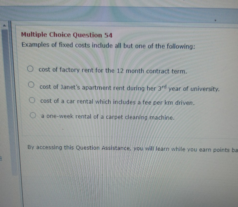 Solved Multiple Choice Question 06 Managerial accounting O | Chegg.com