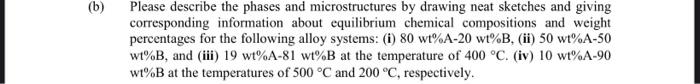 Solved Figure Q1 below shows the equilibrium phase diagram | Chegg.com