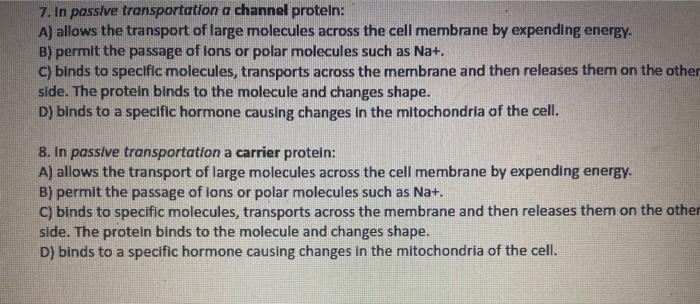 Solved Section A: Multiple Choice 1. When particles diffuse | Chegg.com
