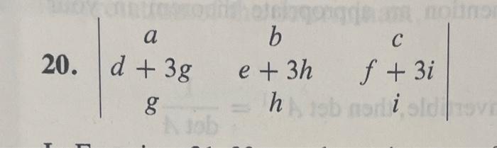 Solved Find The Determinants In Exercises 15−20, Where | Chegg.com