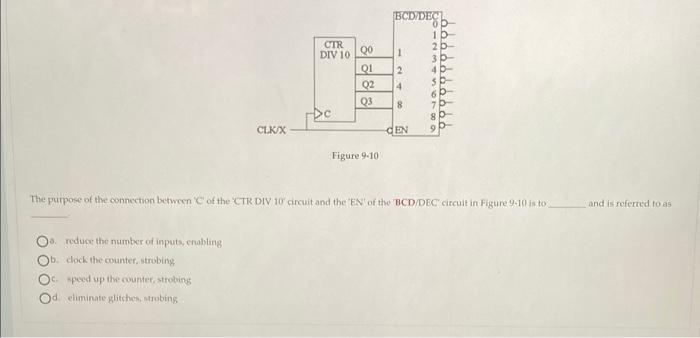 Solved The putpose of the conncetion between 'C' of the | Chegg.com