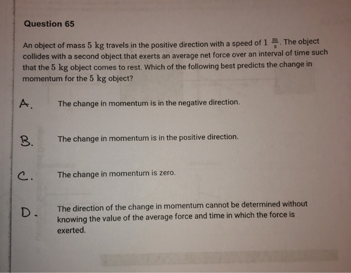 Solved an object of mass 5kg travels in the positive | Chegg.com