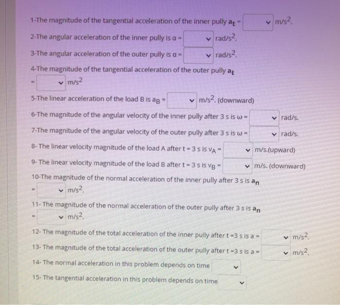 Solved In the below figure, cylinder A has a constant linear