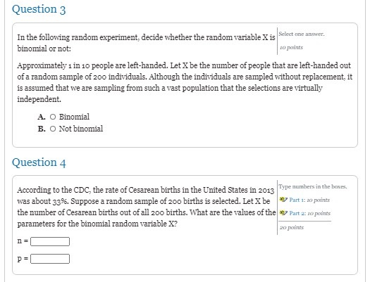 Solved Question 3 Select one answer. 20 points In the | Chegg.com
