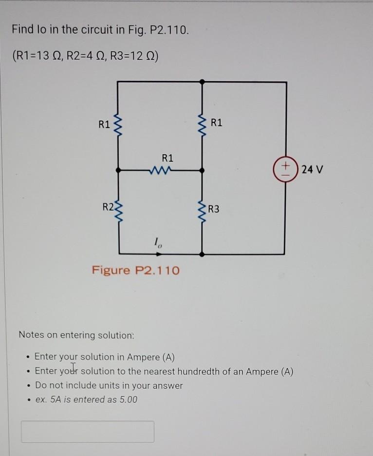Solved Find the power supplied by the 24V source in the