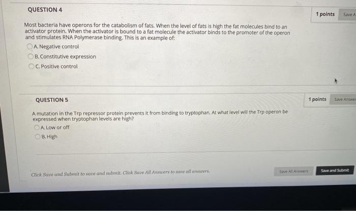 Solved 1 points Save Answer QUESTION 1 Which of the | Chegg.com