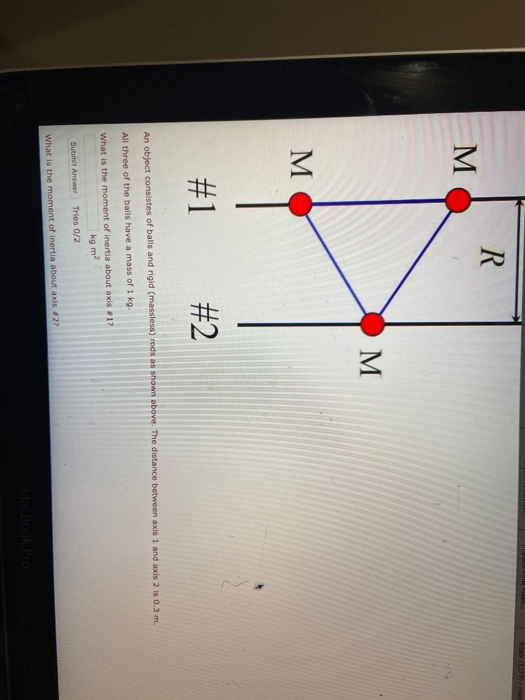 Solved An object consistes of balls and rigid (massless)
