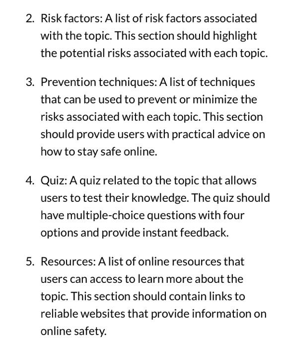 Solved Project Title Teen Online Safety Awareness Program