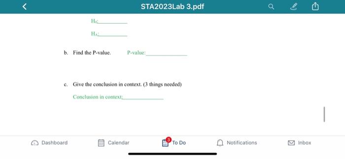 Solved STA2023Lab 3.pdf a e (Questions 1- 4 focus on | Chegg.com
