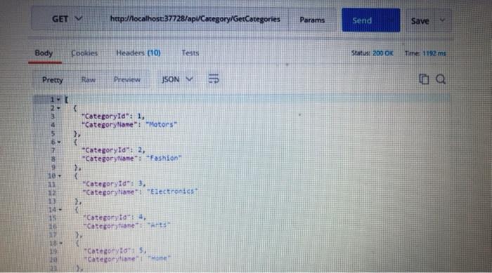 Solved Add a controller named 'CategoryController in the | Chegg.com