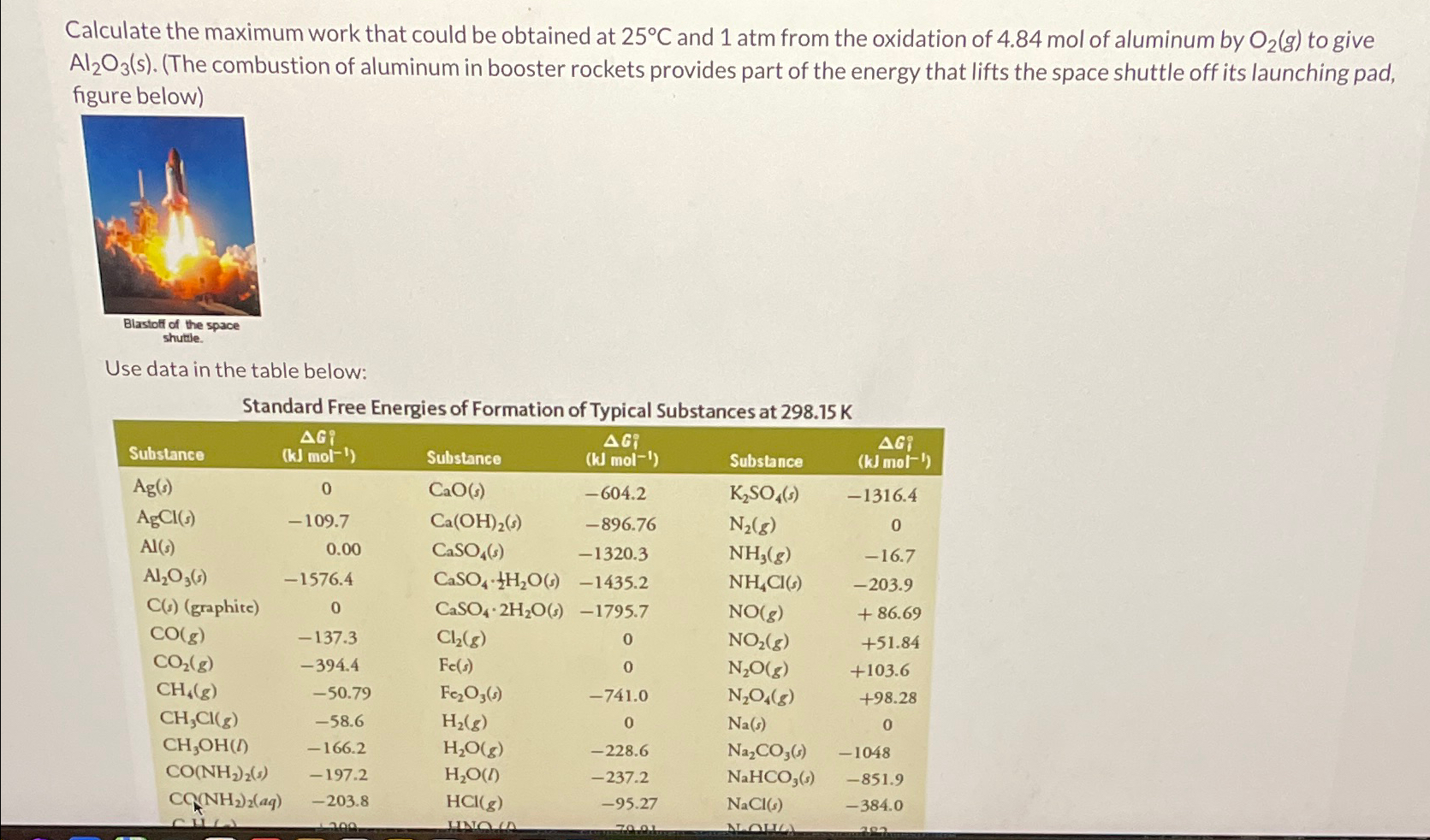Solved Calculate the maximum work that could be obtained at | Chegg.com