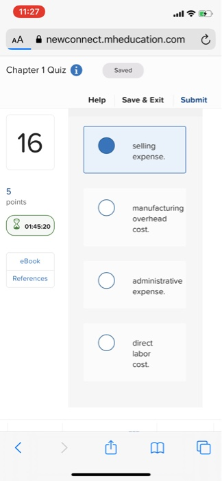 Solved The salary paid to the president of a company would | Chegg.com