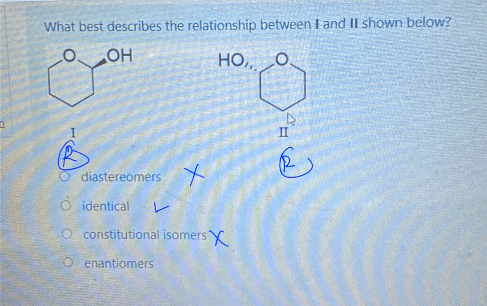 Solved What best describes the relationship between I and II | Chegg.com