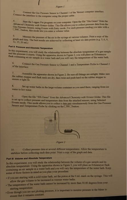 Exploring The Properties Of Gases The Purpose Of This | Chegg.com