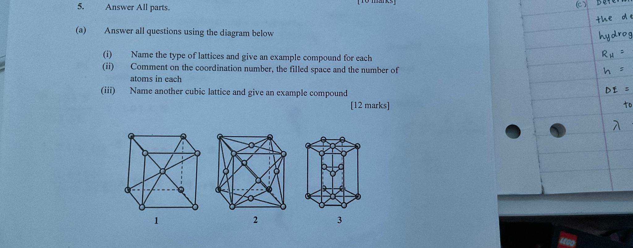 Solved Answer all the questions using the diagram below (i) | Chegg.com