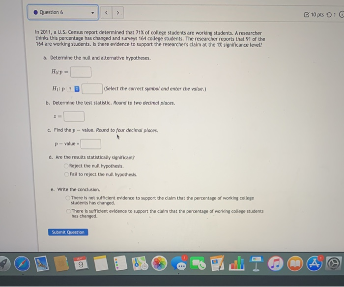 Solved Question 6 10 pts 1 @ In 2011, a U.S. Census report | Chegg.com