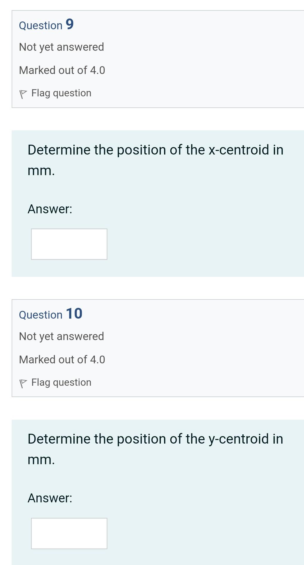 Solved Question 8 Not yet answered Marked out of 2.5 P Flag | Chegg.com