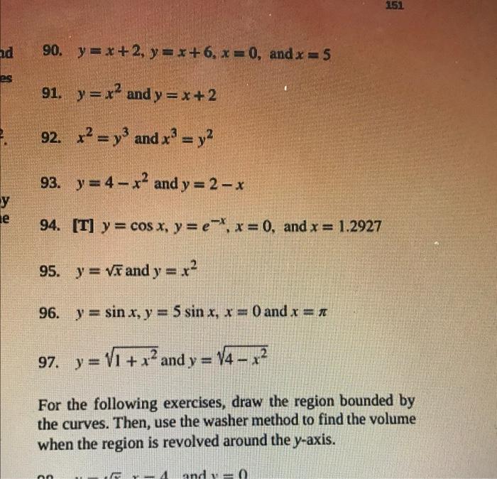 Solved drow the region bounded by the curves.then find the | Chegg.com
