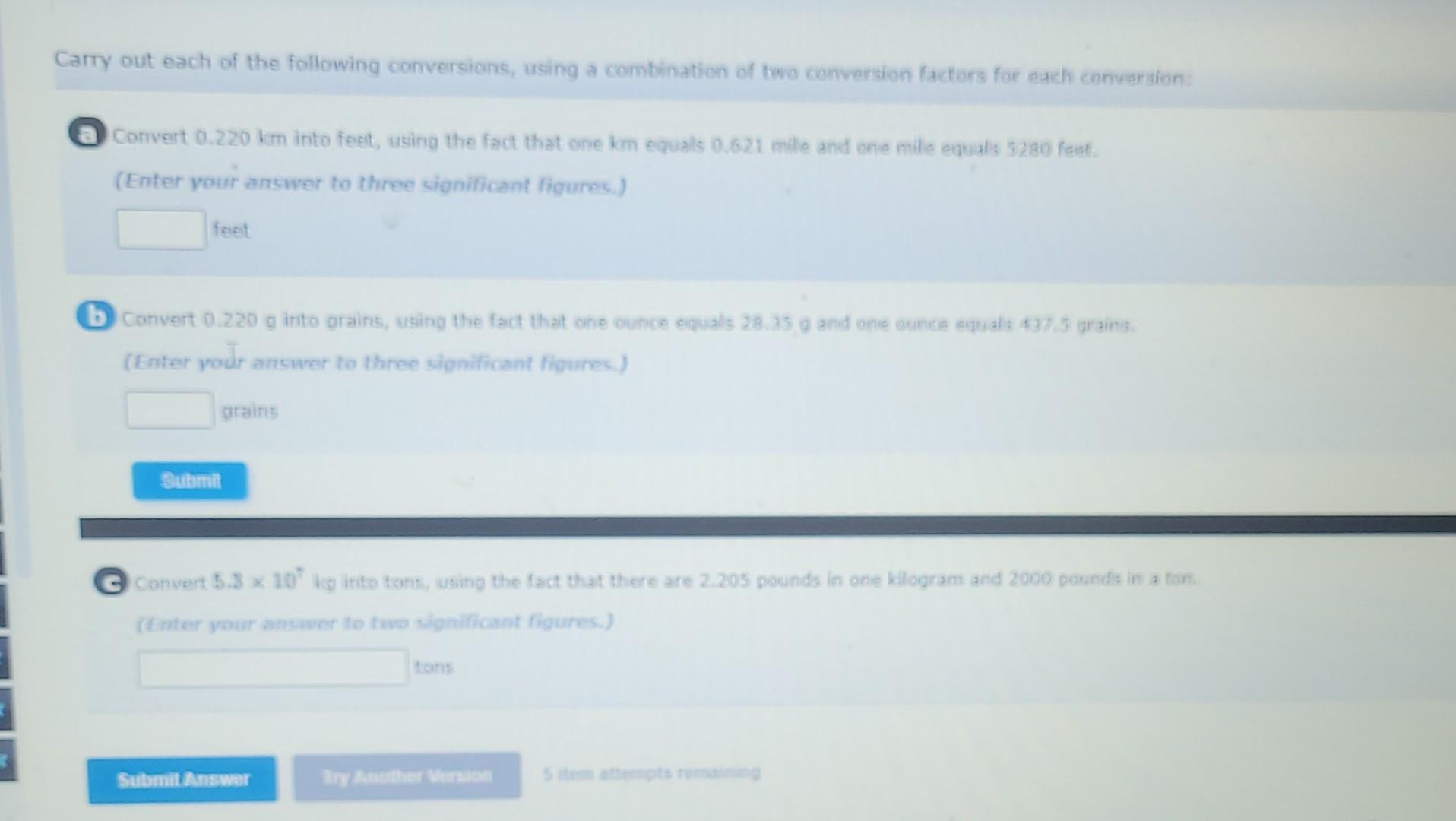 Solved Carry out each of the following conversions, using a | Chegg.com