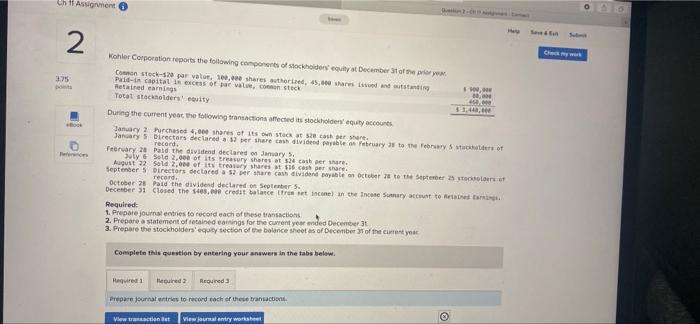 Please complete all parts of the problem. If correct | Chegg.com