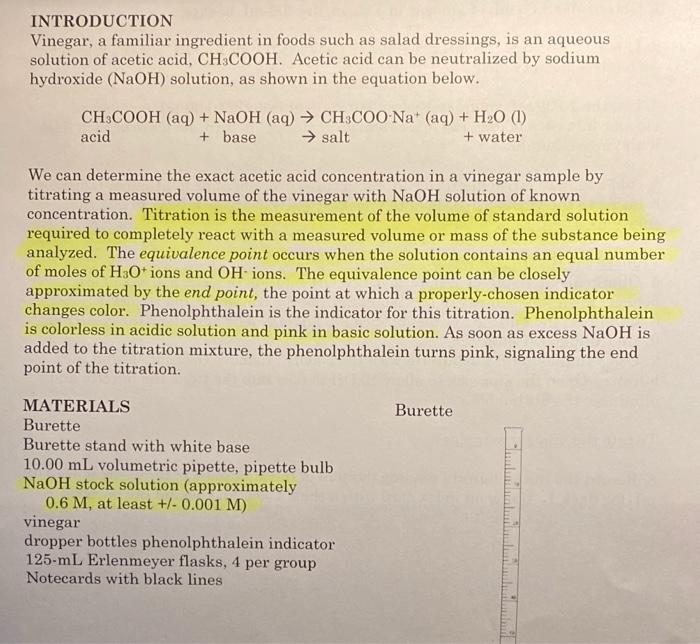 Solved Calculate the moles of NaOH used to reach the | Chegg.com