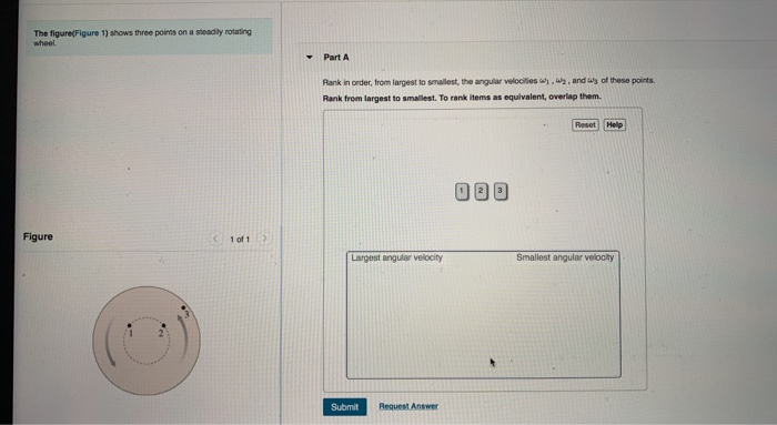 Solved The figure(Figure 1) shows three points on a steadily | Chegg.com