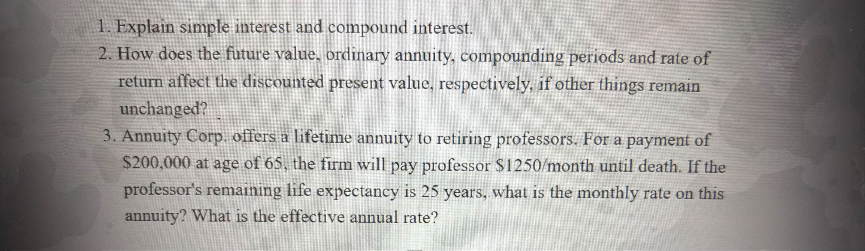 Solved Explain simple interest and compound interest.How | Chegg.com