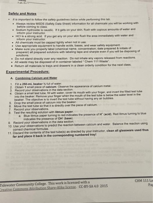 Solved Name Date Lab Partner Name Bin Pre-lab Assignment | Chegg.com