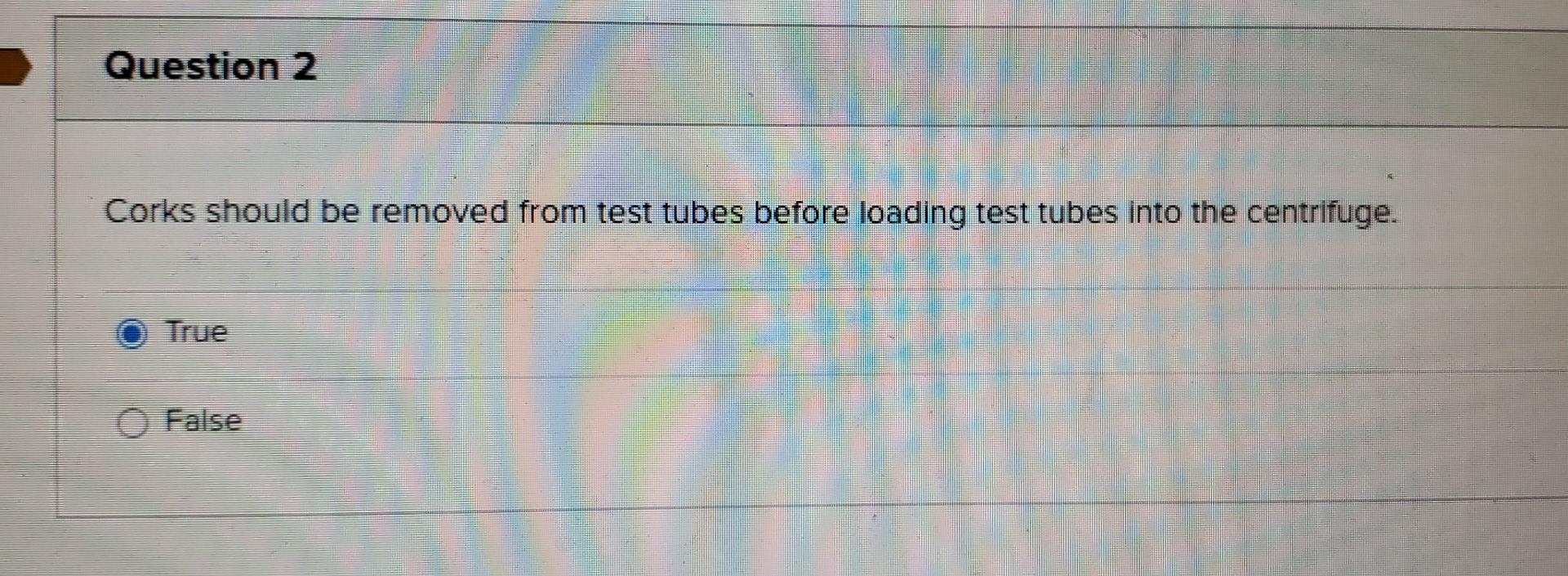 Solved Question 2 Corks should be removed from test tubes