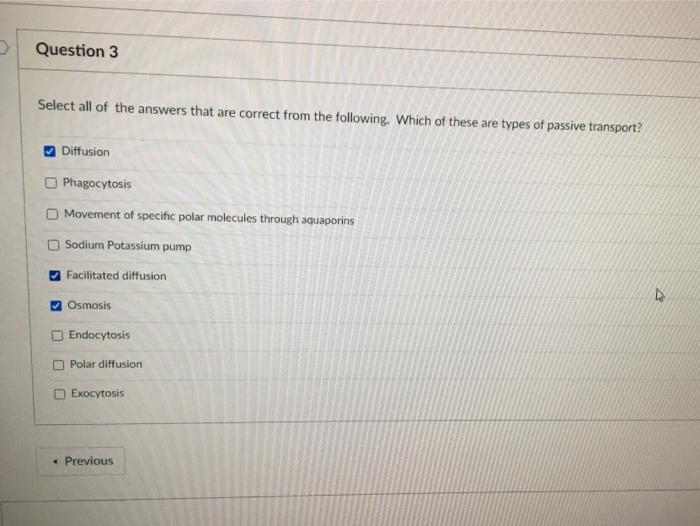 Solved Question 3 Select all of the answers that are correct | Chegg.com