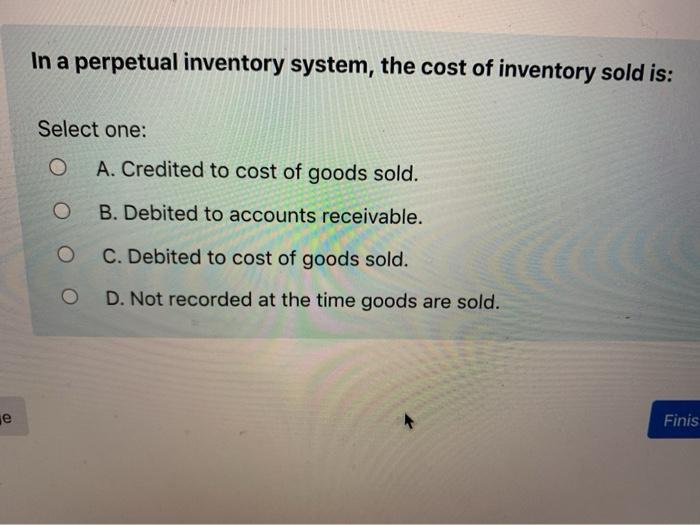 Solved What is a compensating balance? Select one O a.