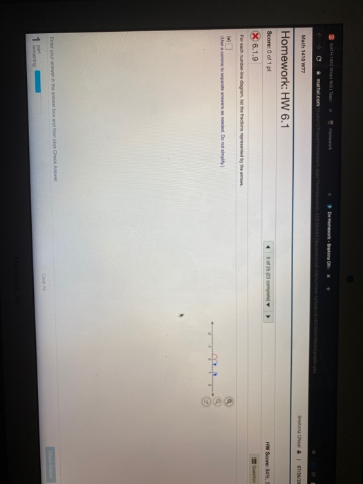 Solved MATH 1410 When We Teac Homework De Herrer ON с | Chegg.com