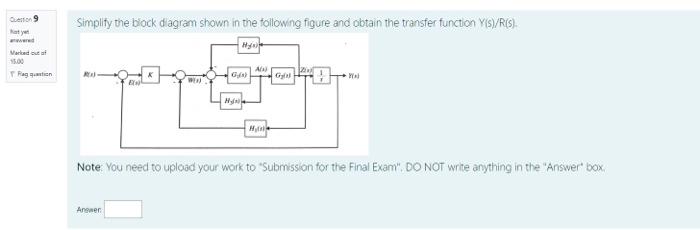 Solved 9 Simplify The Block Diagram Shown In The Following | Chegg.com