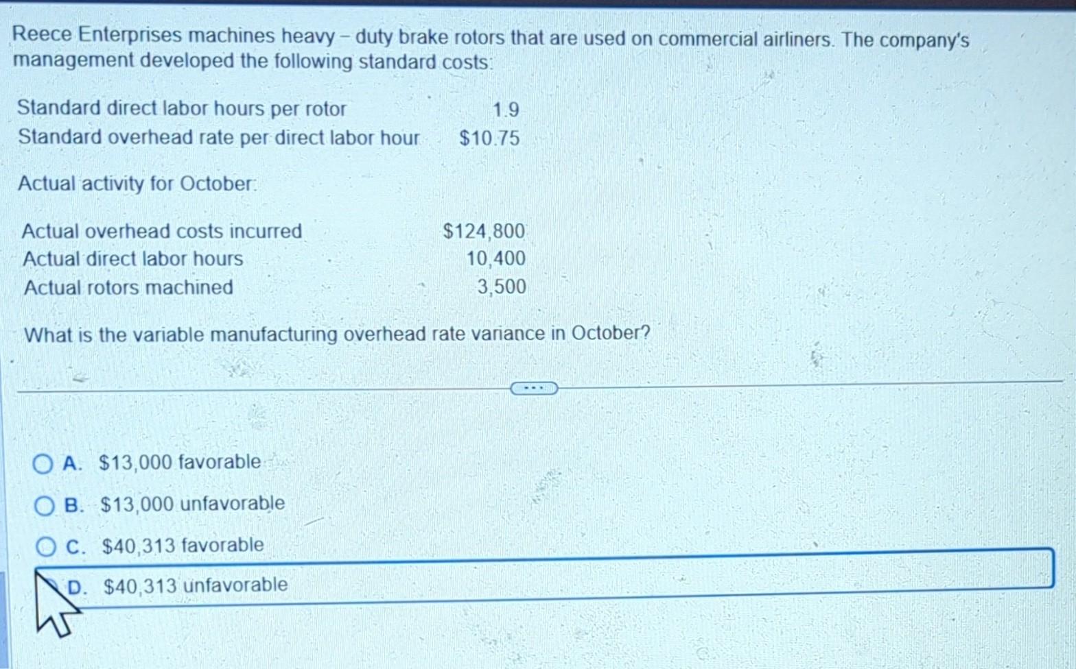 Solved Reece Enterprises machines heavyduty brake rotors