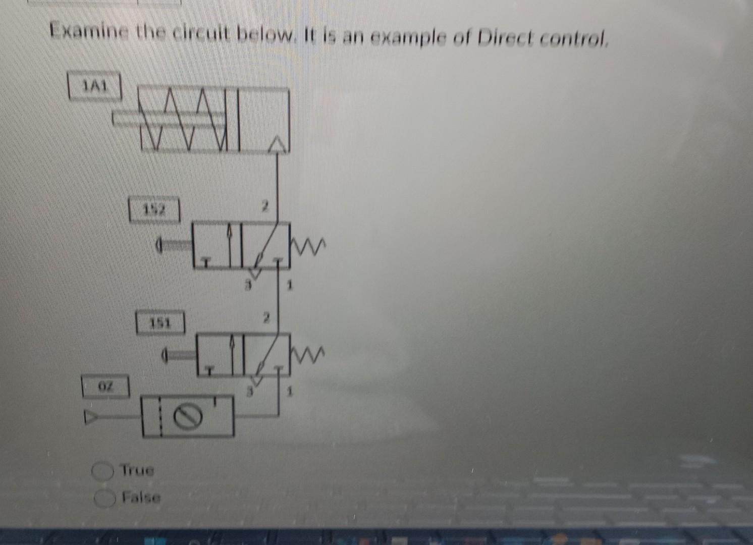 Direct Control Examples Solved Examine the circuit below. It is an example of Direct | Chegg.com