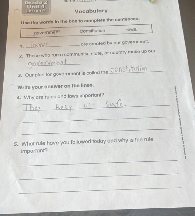 Use the words in the box to complete the sentences. | Chegg.com