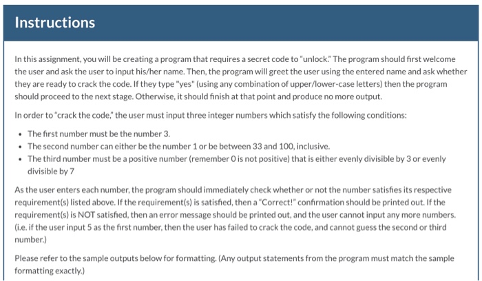 Solved Instructions In this assignment, you will be creating | Chegg.com