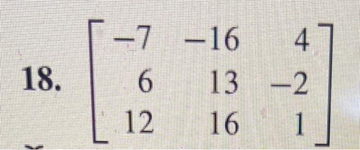 Solved Diagonalize the matrices in Exercises 7–20, if | Chegg.com
