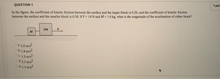 Solved 1 poi QUESTION 1 In the figure, the coefficient of | Chegg.com