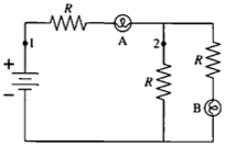 Solved Bulbs A and B in the figure are identical, and both | Chegg.com
