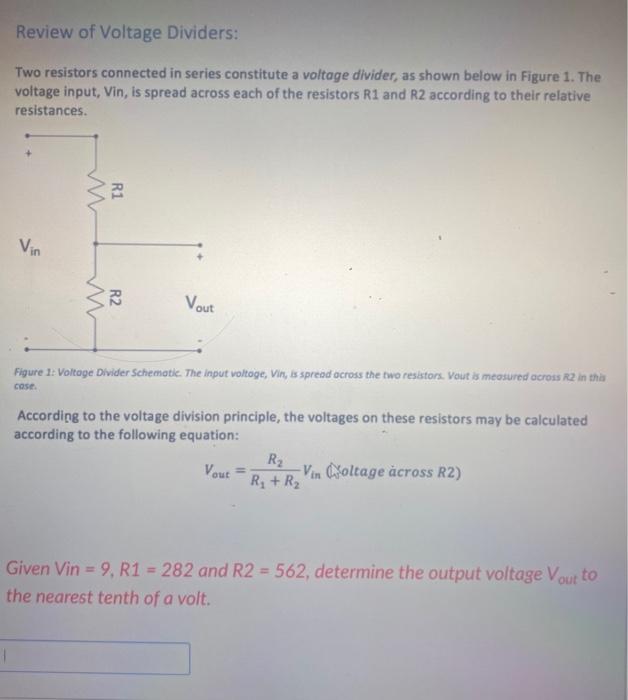 Solved Two resistors connected in series constitute a