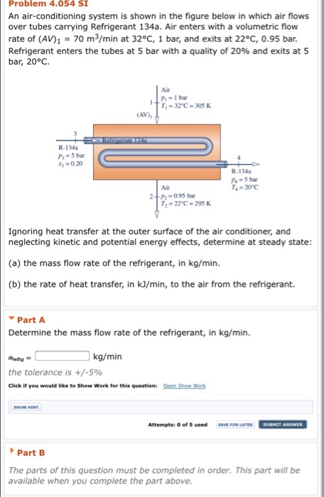 Flow of Refrigerant in the Tubes.